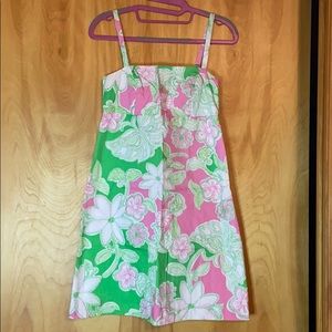 Lilly Pulitzer pink and green dress